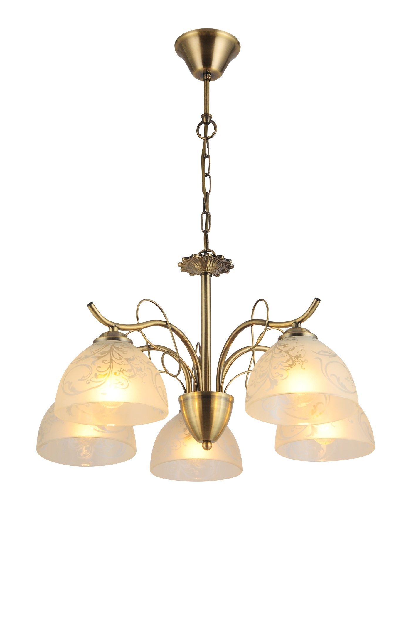 Люстра Blitz Бронза/Білий (9176-45)