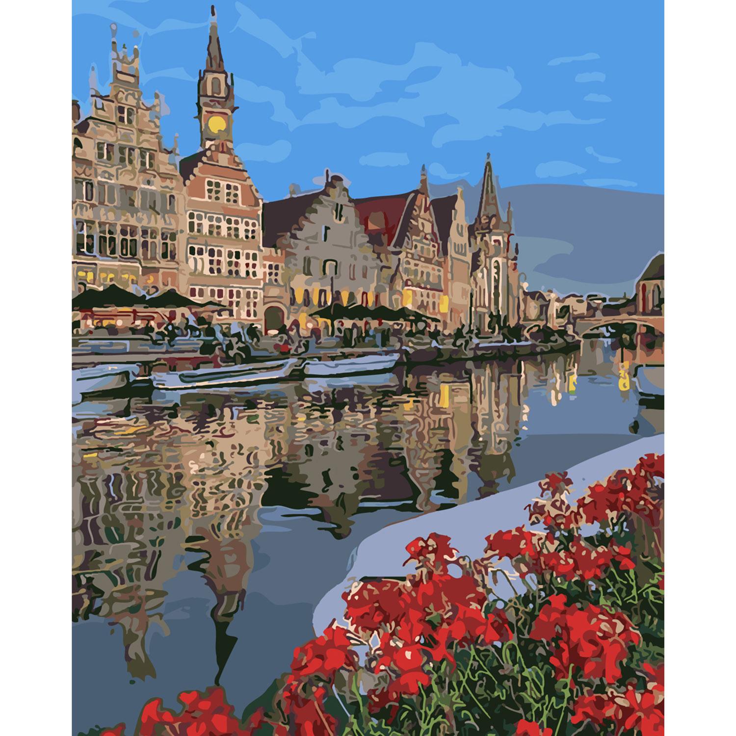 Картина по номерам Strateg Прага осенью 40х50 см (SY6250)