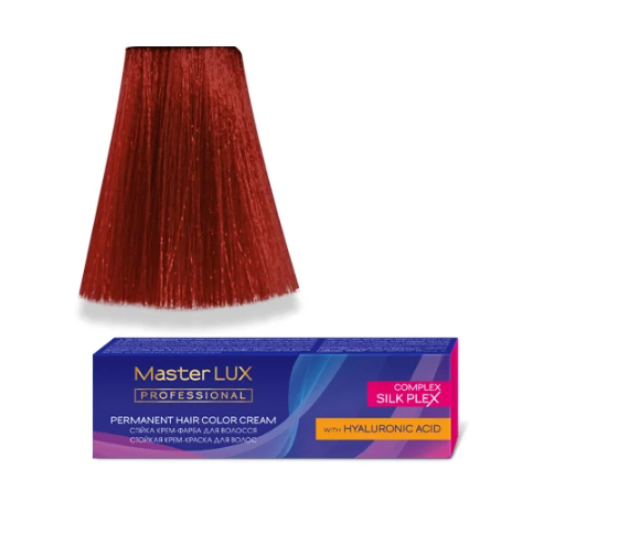 Крем-краска для волос стойкая Master LUX 66.45 60 мл Темно-русый яркий медно-красный Крем-краска для волос стойкая Master LUX 66.45 60 мл Темно-русый яркий медно-красный