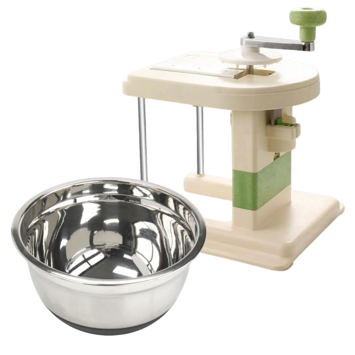 Набір KITUA капусторізка механічна з мискою з силіконовим дном