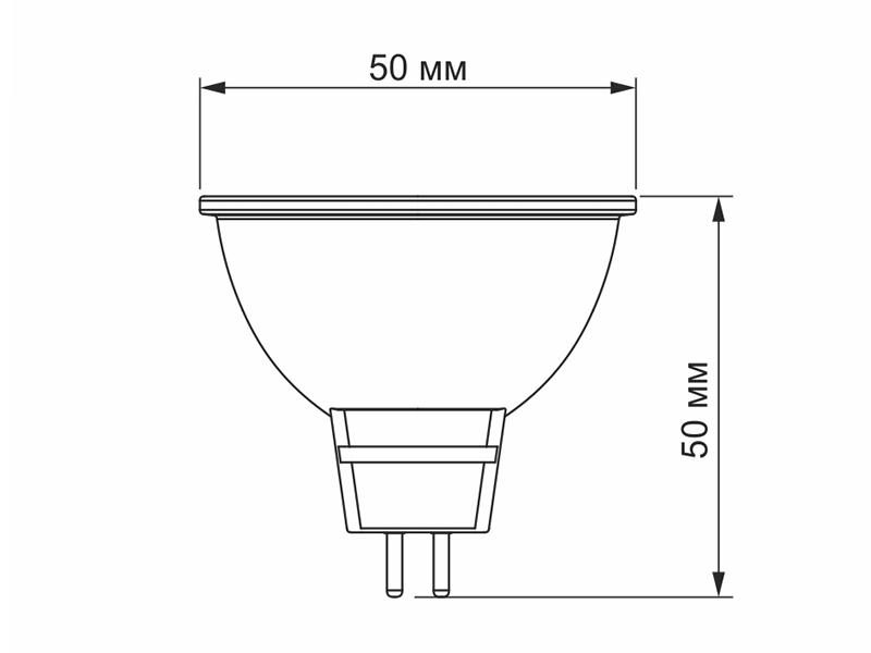 Светодиодная лампа Videx MR16е 3W GU5.3 4100K 220 V (VL-MR16e-03534) - фото 3