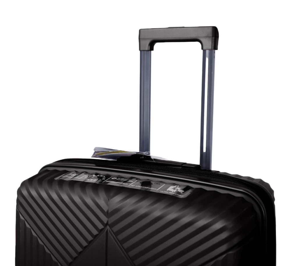 Валіза Airtex 639 L поліпропілен з розширенням 78х50х31 см 114 л Чорний - фото 2 Валіза Airtex 639 L поліпропілен з розширенням 78х50х31 см 114 л Чорний - фото 2