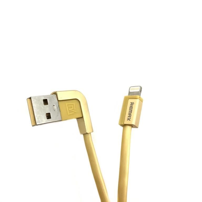 Кабель Remax RC-052i USB Lightning Cheynn 1 м Золотий (6954851259411)