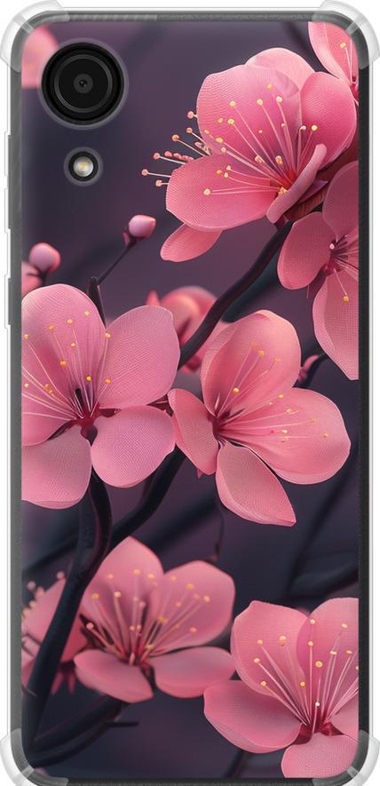 Чехол на Samsung Galaxy A03 Core A032F Пурпурная сакура (6075sp-2539-42517)