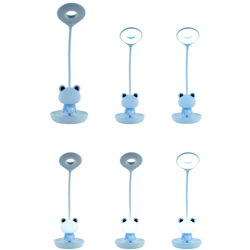 Лампа настольная KITE Froggy LED с аккумулятором Голубой (K24-492-3-3) - фото 4