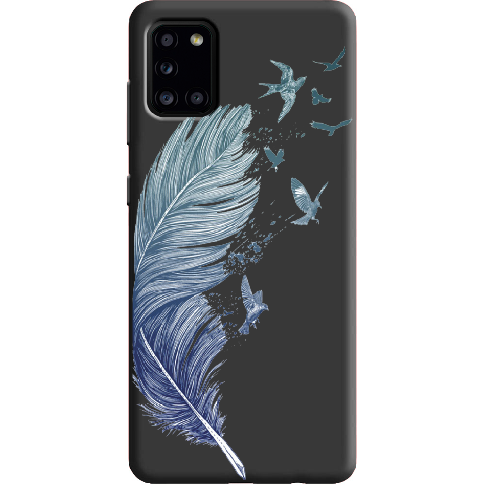 Чехол Boxface Samsung A315 Galaxy A31 Feather Черный силикон (39470-cc38-39889)
