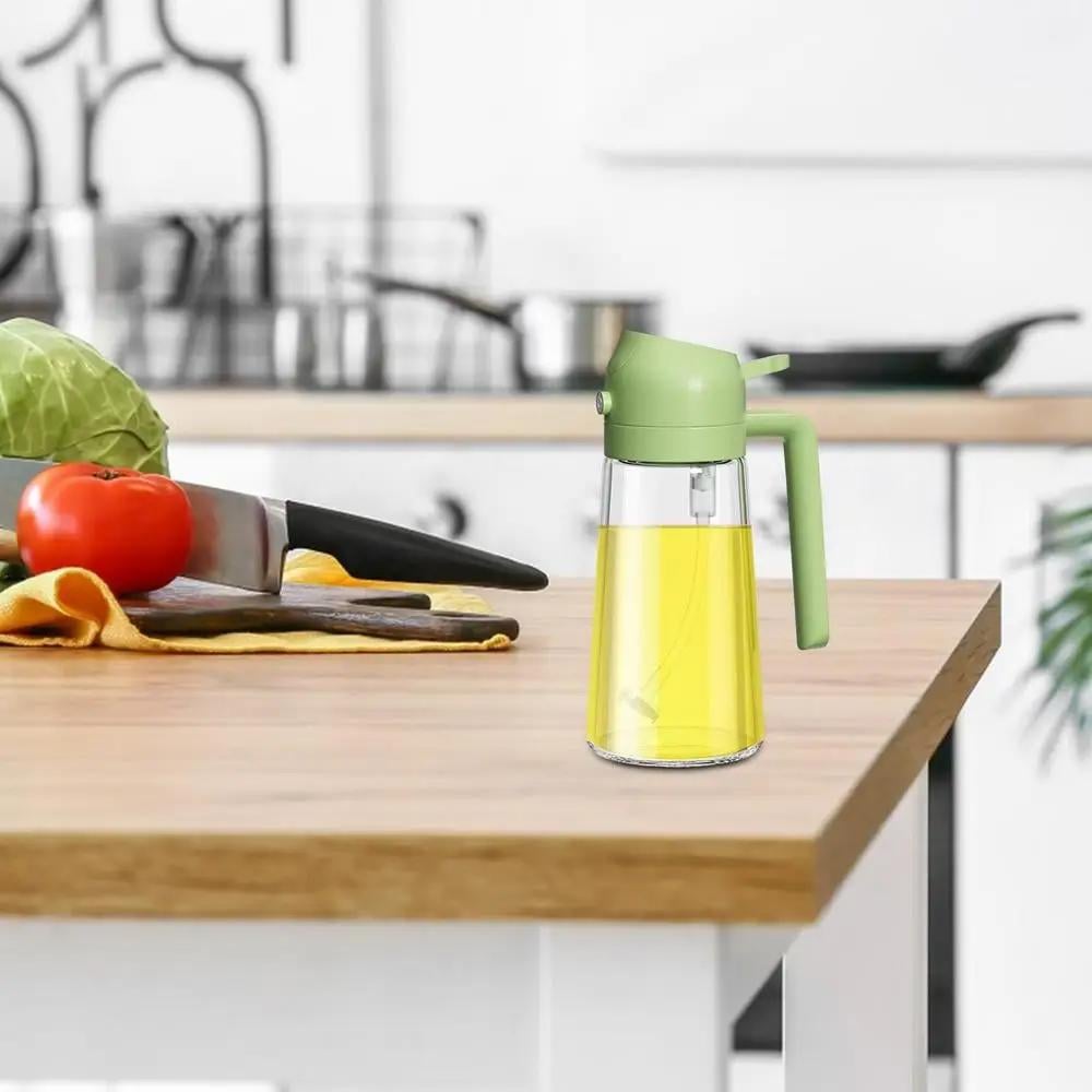 Бутылка с распылителем для масла 2в1 Зеленый (23705408) - фото 11