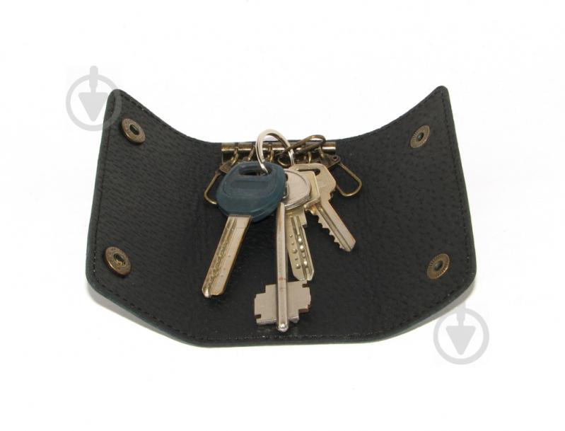 Ключница DNK Leather Голубой (DNK Keys-S col.B) - фото 3