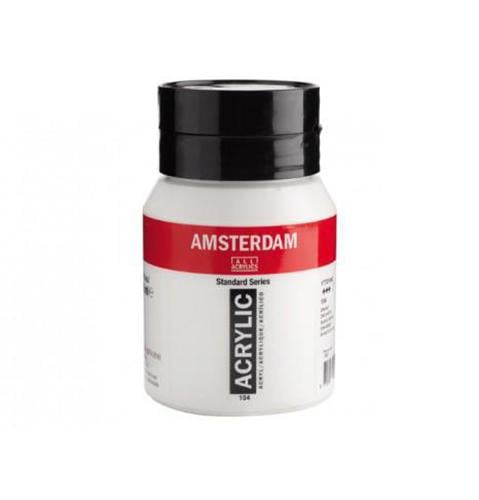 Фарба акрилова Amsterdam Royal Talens 500 мл 104 Білила цинкова (Az-195533)