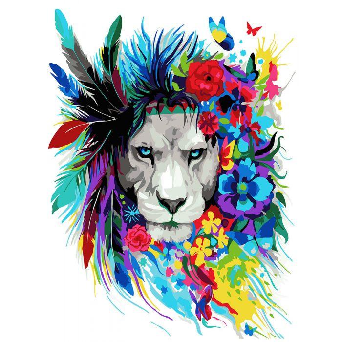 Картина по номерам Идейка "Зоркое глаз" 40х50 см (KHO2483)