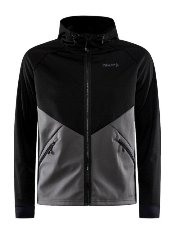 Мужская куртка CRAFT Glide Hood Jacket 1909588-999985 S Black/Granite