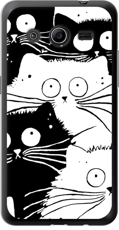 Чехол на Samsung Galaxy Core 2 G355 Коты v2 (3565u-75-42517)