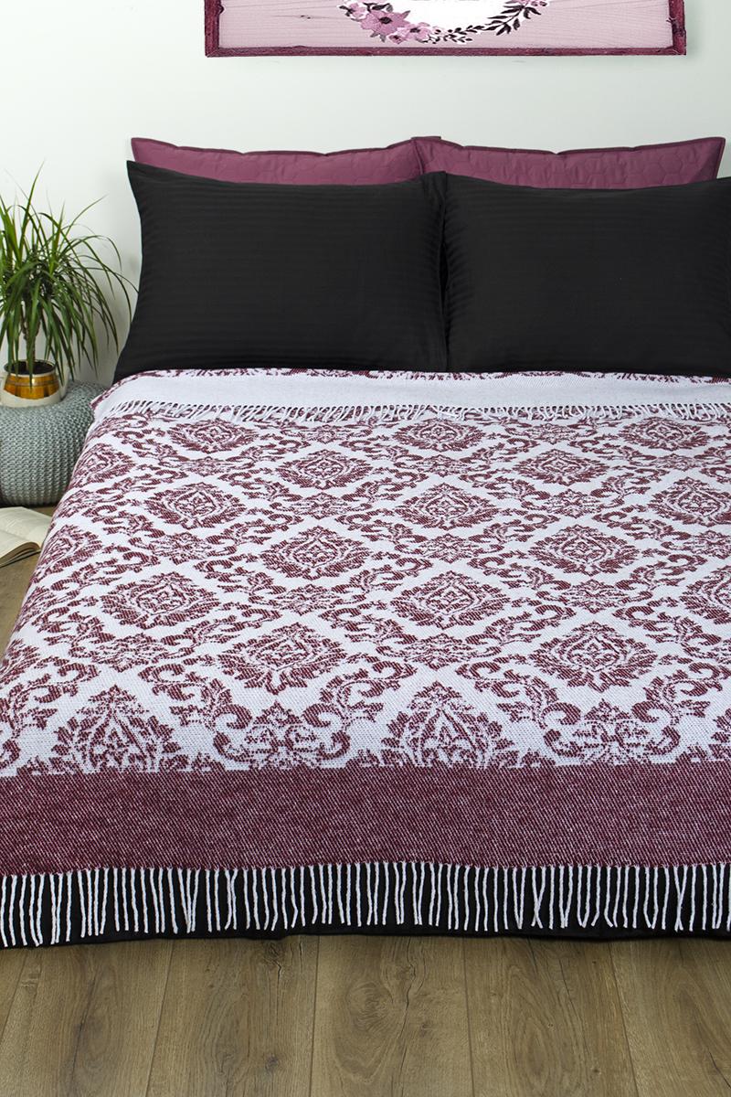 Плед Lotus Zeus-Raj бордовый 140х200 см Бордовый (29191)