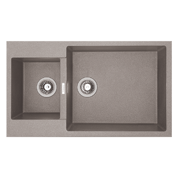 Мойка для кухни Quadro 86x50x15 см Beton