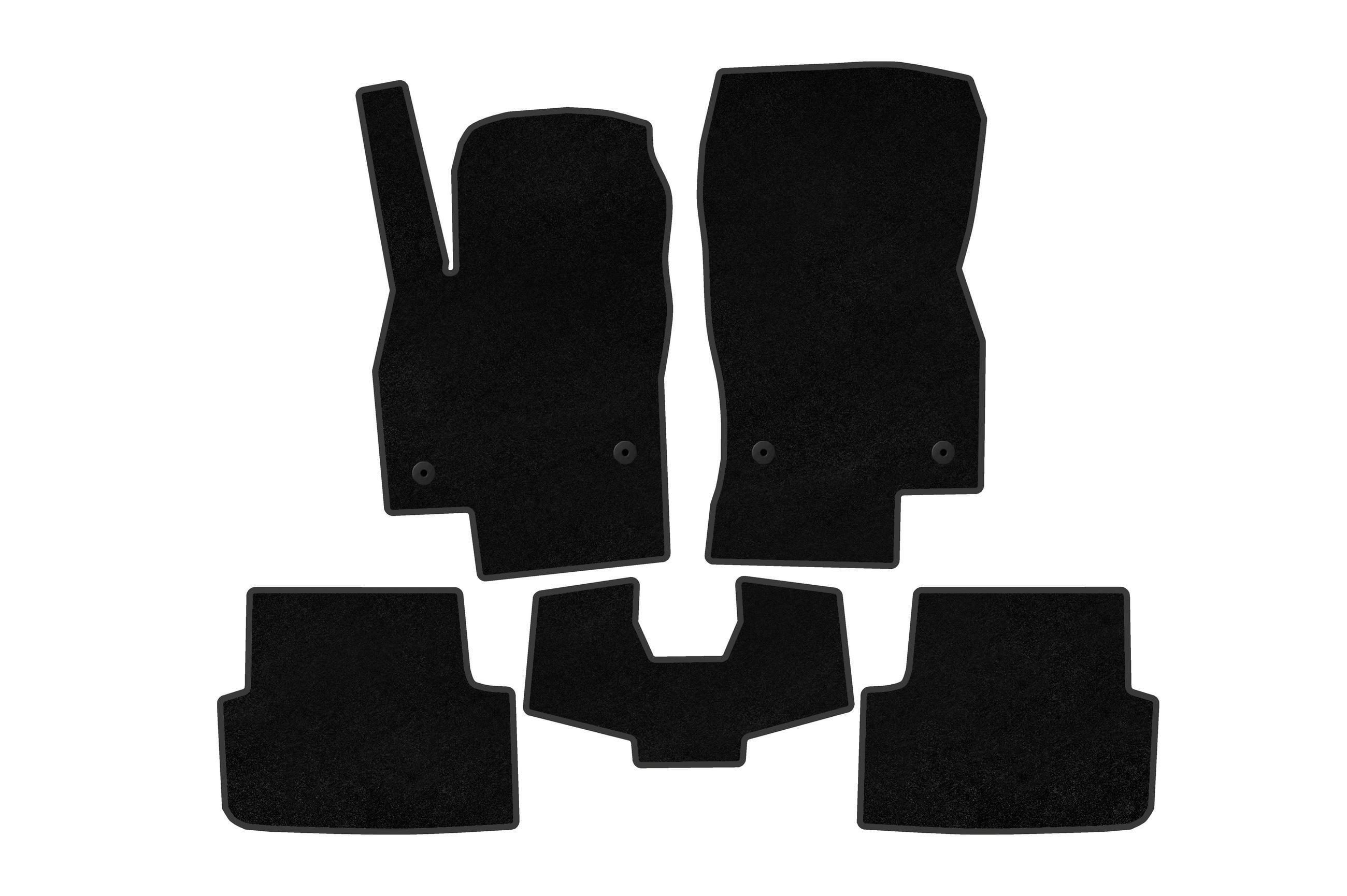 Коврики автомобильные Digital Designs Premium для Volkswagen Taigo 2020- гг. ткань Черный (185013)