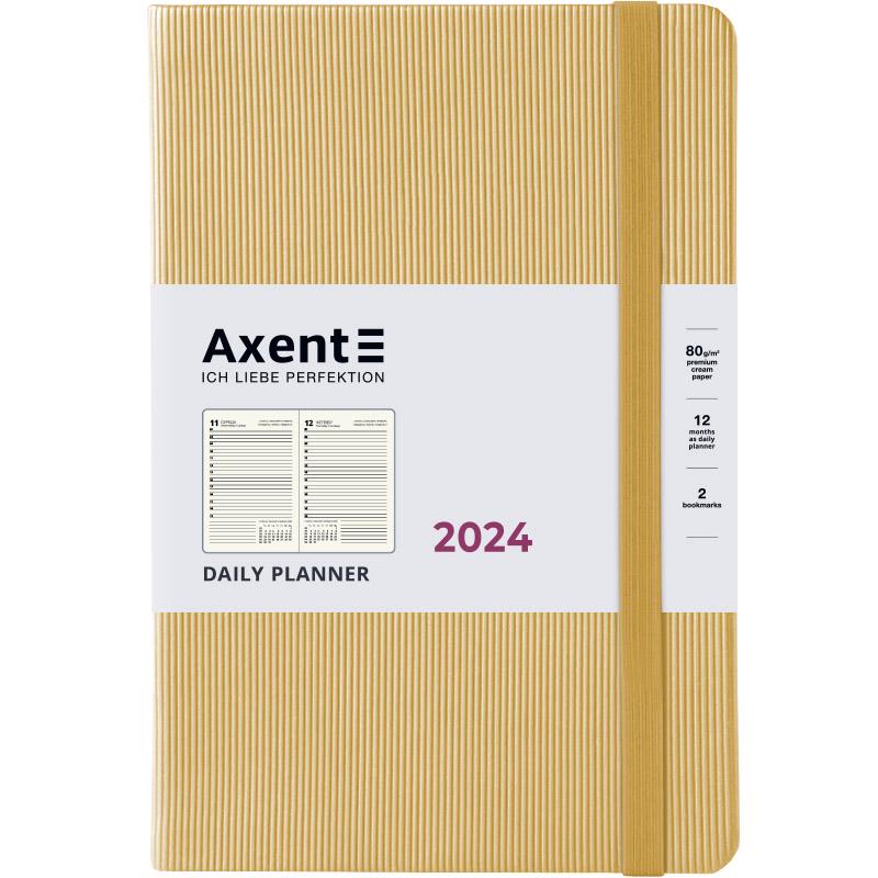 Щоденник 2024 Axent Partner Lines 145х210 мм 184 л Пісочний (8815-24-53-A)