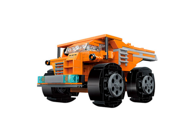 Конструктор Qman Строительная техника 8в1 430 дет.