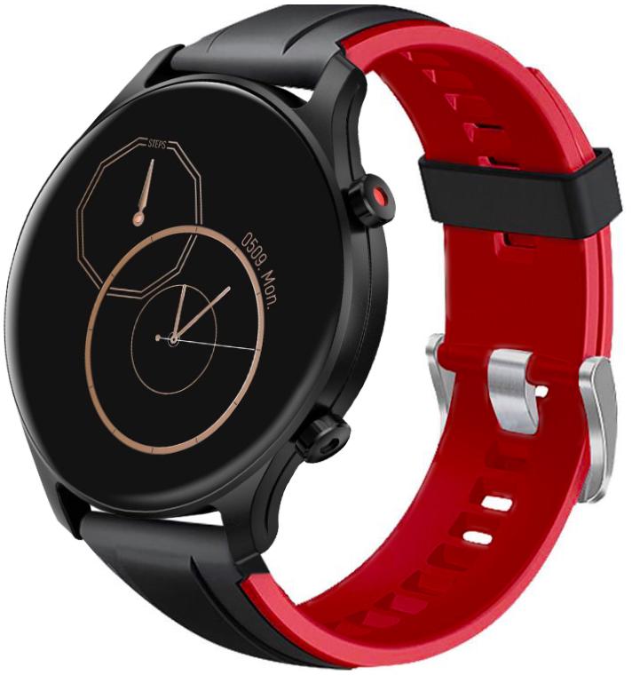 Ремешок Coholl для Haylou LS04 RS3 Black/Red (26315-44)