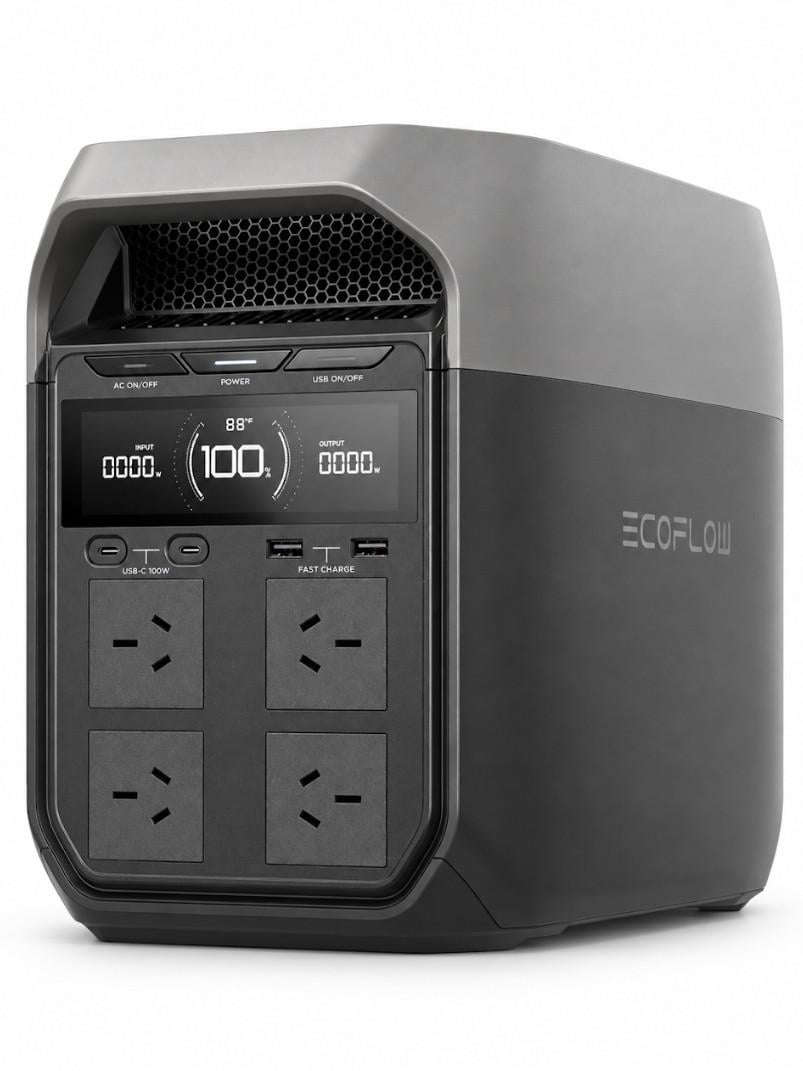 Зарядная станция портативная EcoFlow резервное питание с UPS Черный/Серый (74156)