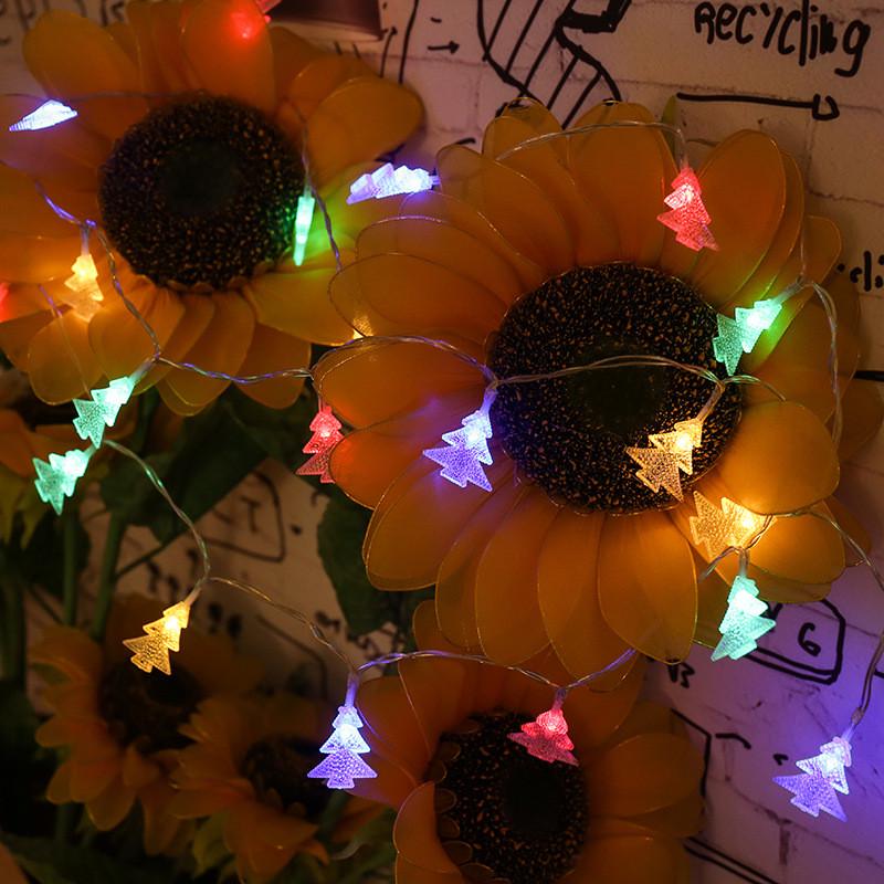 Гірлянда ялинка 6 м 40 LED ламп на батарейках Різнокольоровий (2035290191) - фото 1 Гірлянда ялинка 6 м 40 LED ламп на батарейках Різнокольоровий (2035290191) - фото 1