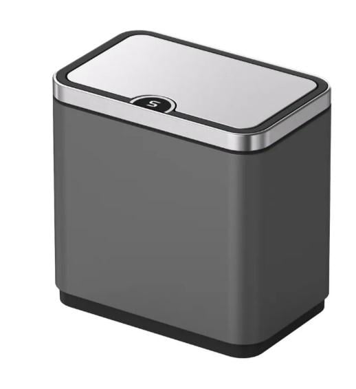Ведро для мусора KOER TC-020212-07 сенсорное прямоугольное 12 л Графит (KR5585)