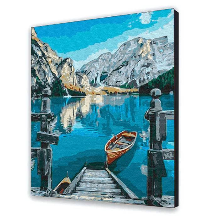 Картина по номерам Горы с красками и кистями 40х50 см Multicolor (10625-AC)