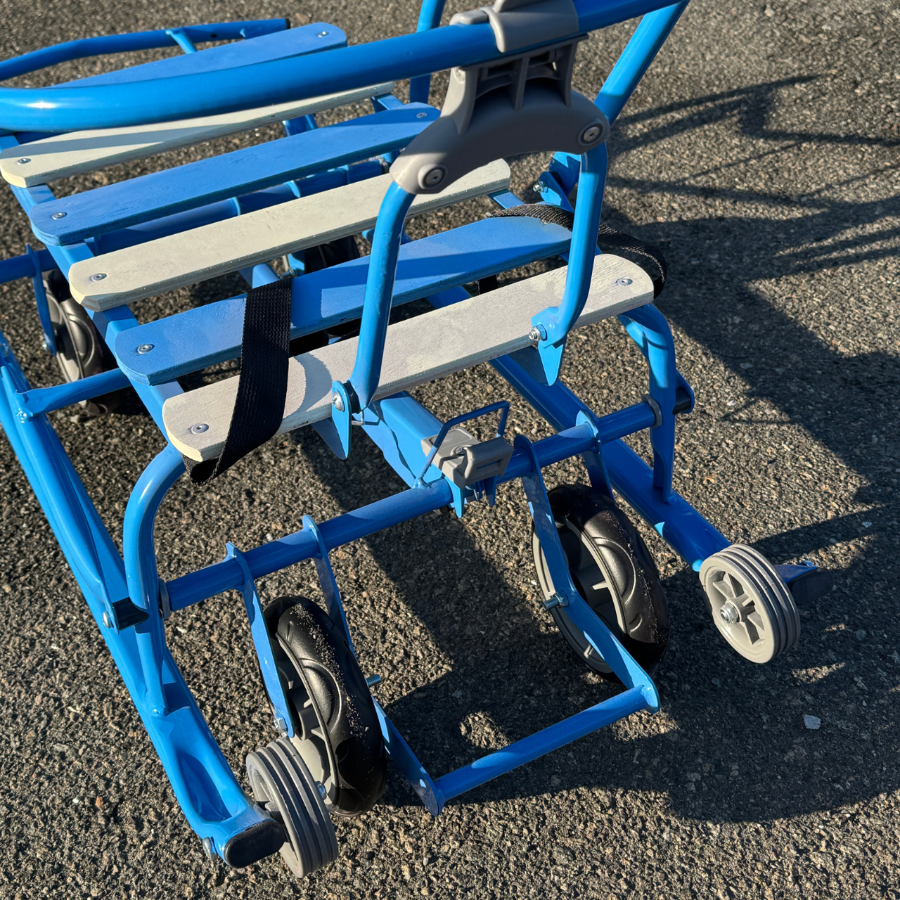 Санки-трансформер детские с колесами Мрія LUX 2026 Голубой - фото 5 Санки-трансформер детские с колесами Мрія LUX 2026 Голубой - фото 5