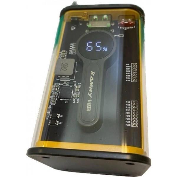 Повербанк KP-25 20000mAh 22,5W с индикатором уровня заряда Black/Gold