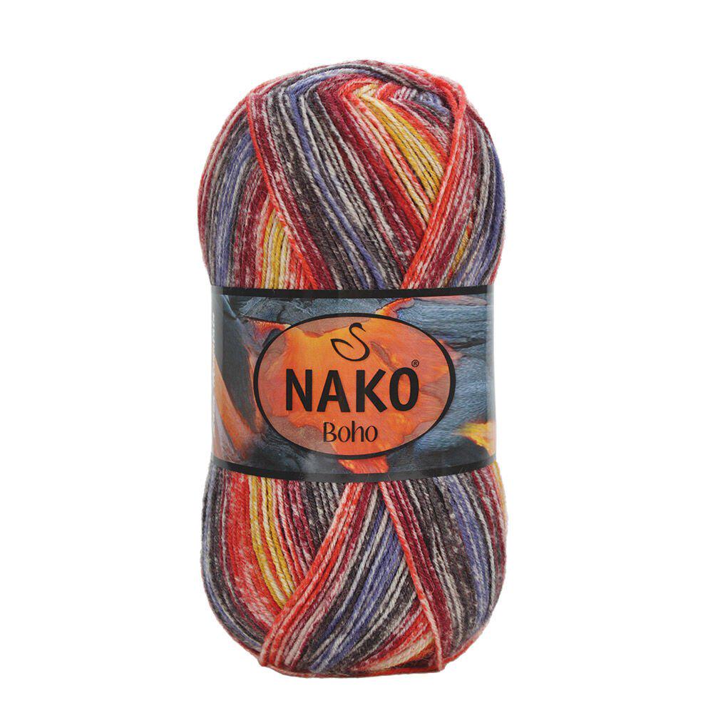 Пряжа носочная Nako Boho Concept 32841 (3684)