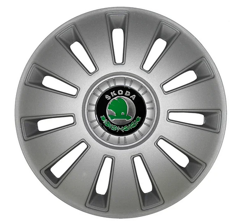 Колпак колесный Kenguru REX Skoda R15 4 шт. Серый Колпак колесный Kenguru REX Skoda R15 4 шт. Серый