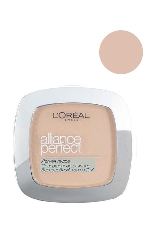 Пудра компактна для обличчя L'Oreal Paris Alliance Perfect Compact Powder R3 Світло бежево-рожевий (14565)