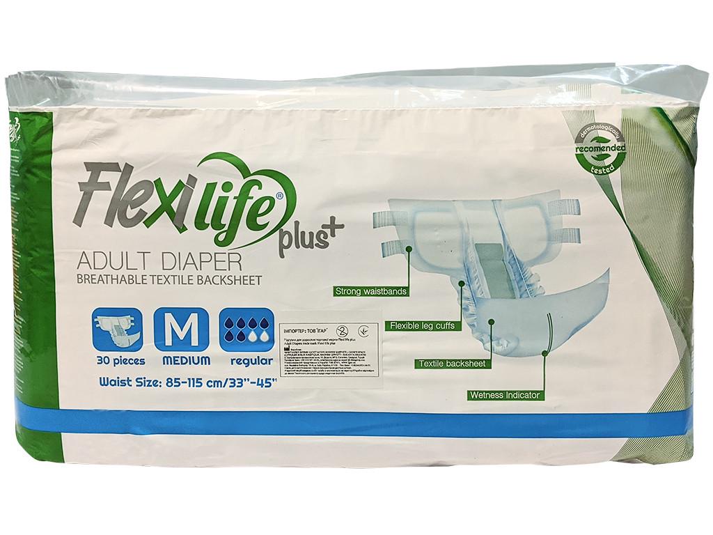 Подгузники для взрослых Flexi Life Plus М №30 (000005440) - фото 2 Подгузники для взрослых Flexi Life Plus М №30 (000005440) - фото 2