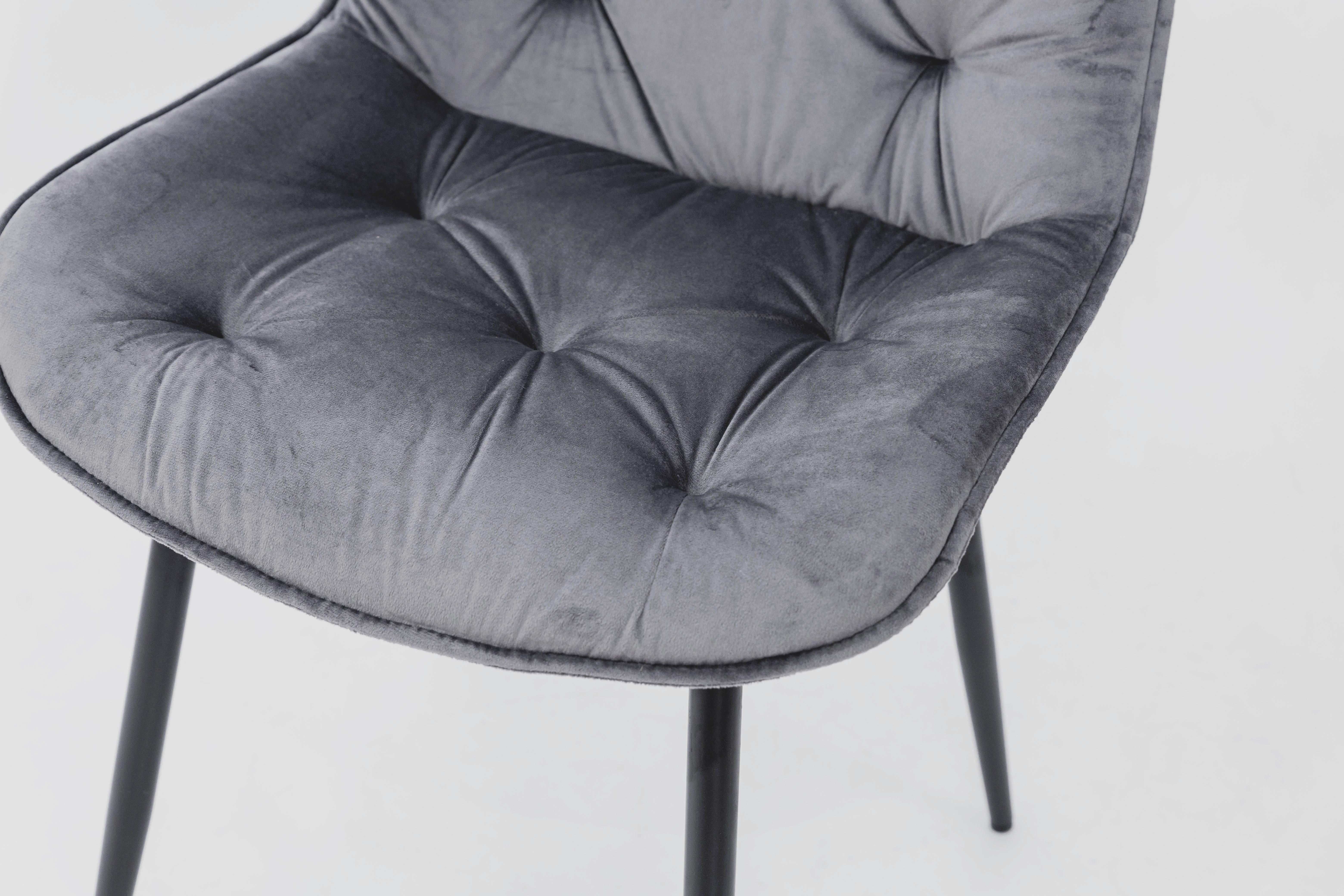 Стілець для кухні та вітальні ГРЕЙС Прадо 490х890х500 мм Чорний/Сірий (GAА0053275) - фото 7 Стілець для кухні та вітальні ГРЕЙС Прадо 490х890х500 мм Чорний/Сірий (GAА0053275) - фото 7