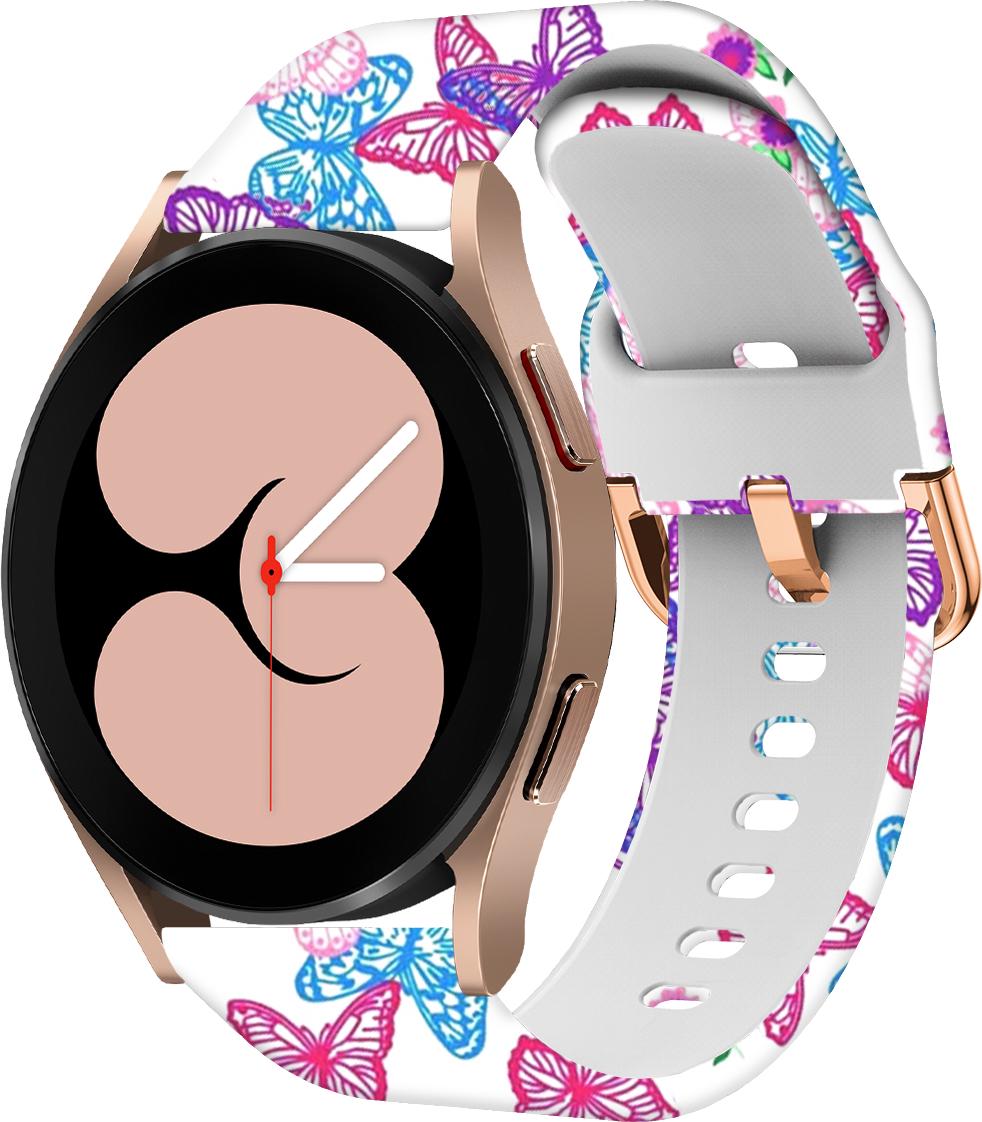 Ремешок Colorful для Galaxy Watch 4 40 мм Butterfly (28363)