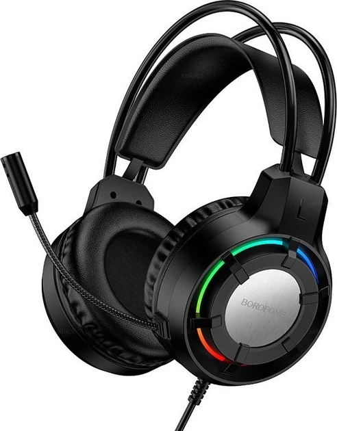 Навушники ігрові BOROFONE BO112 wave gaming headphones Black (KST-6941991124648)