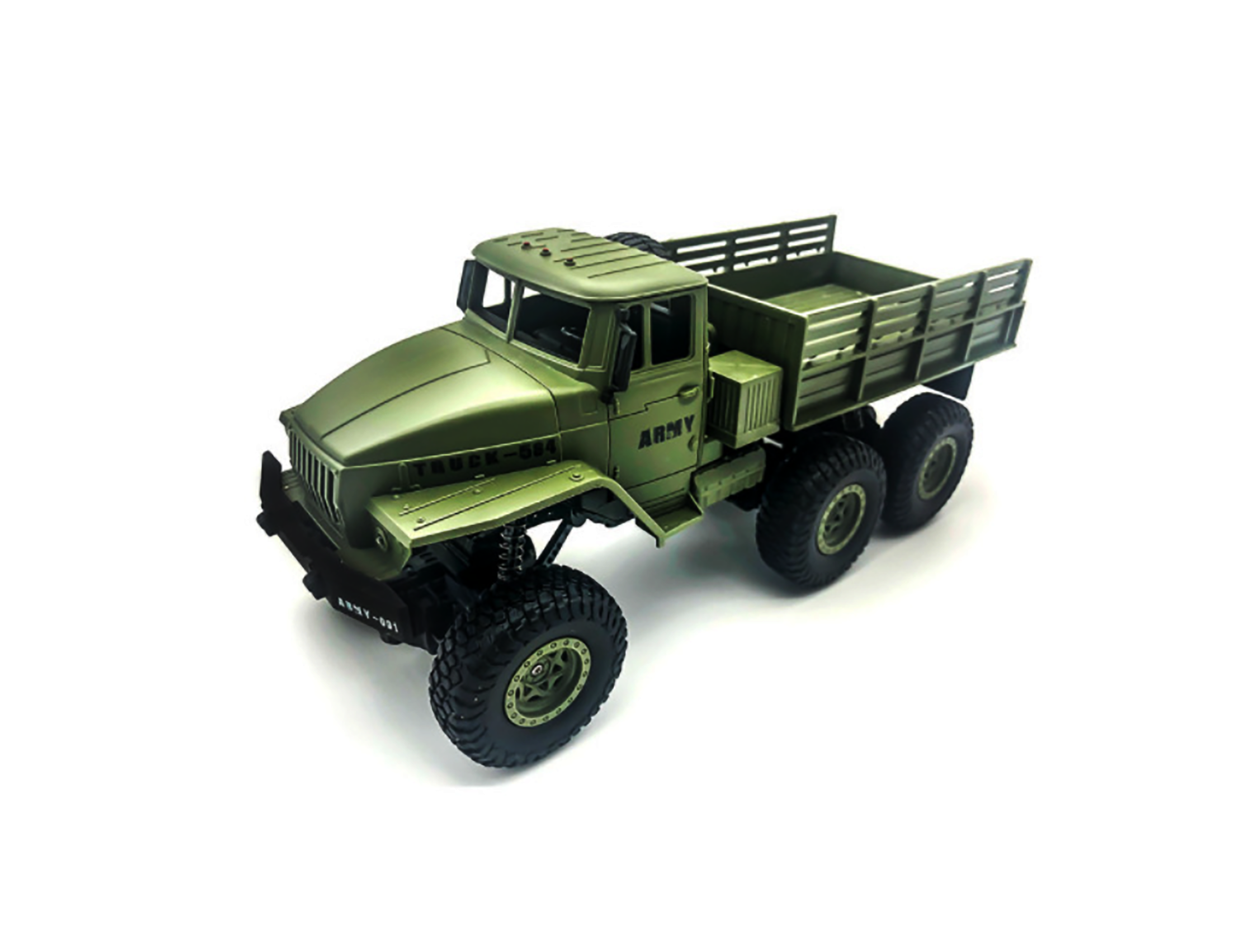 Радиоуправляемая игрушка BRAVE Military Truck детский грузовой военный автомобиль 1:16 Зеленый (SUN8305)