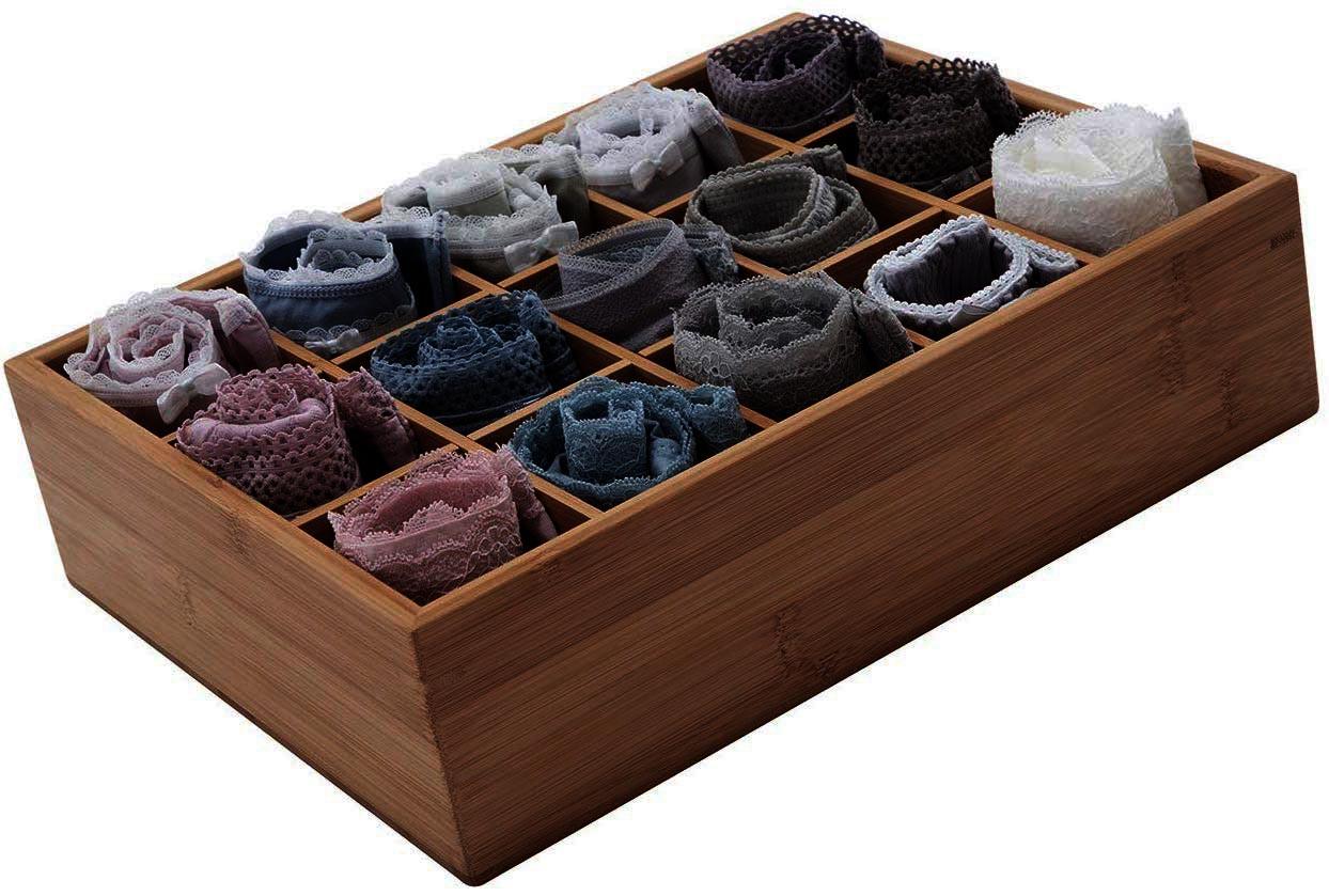 Органайзер для галстуков из дерева Катманду 15 Сепия (ОГА-150108)