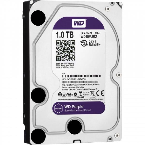 Жесткий диск Western Digital WD10PURX IntelliPower 1000 Гб Purple (13379027)