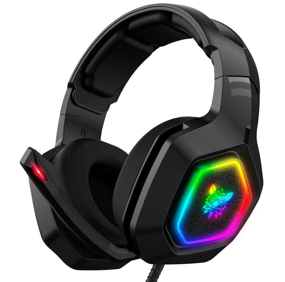 Наушники игровые ONIKUMA Gaming K10 Pro LED, черные