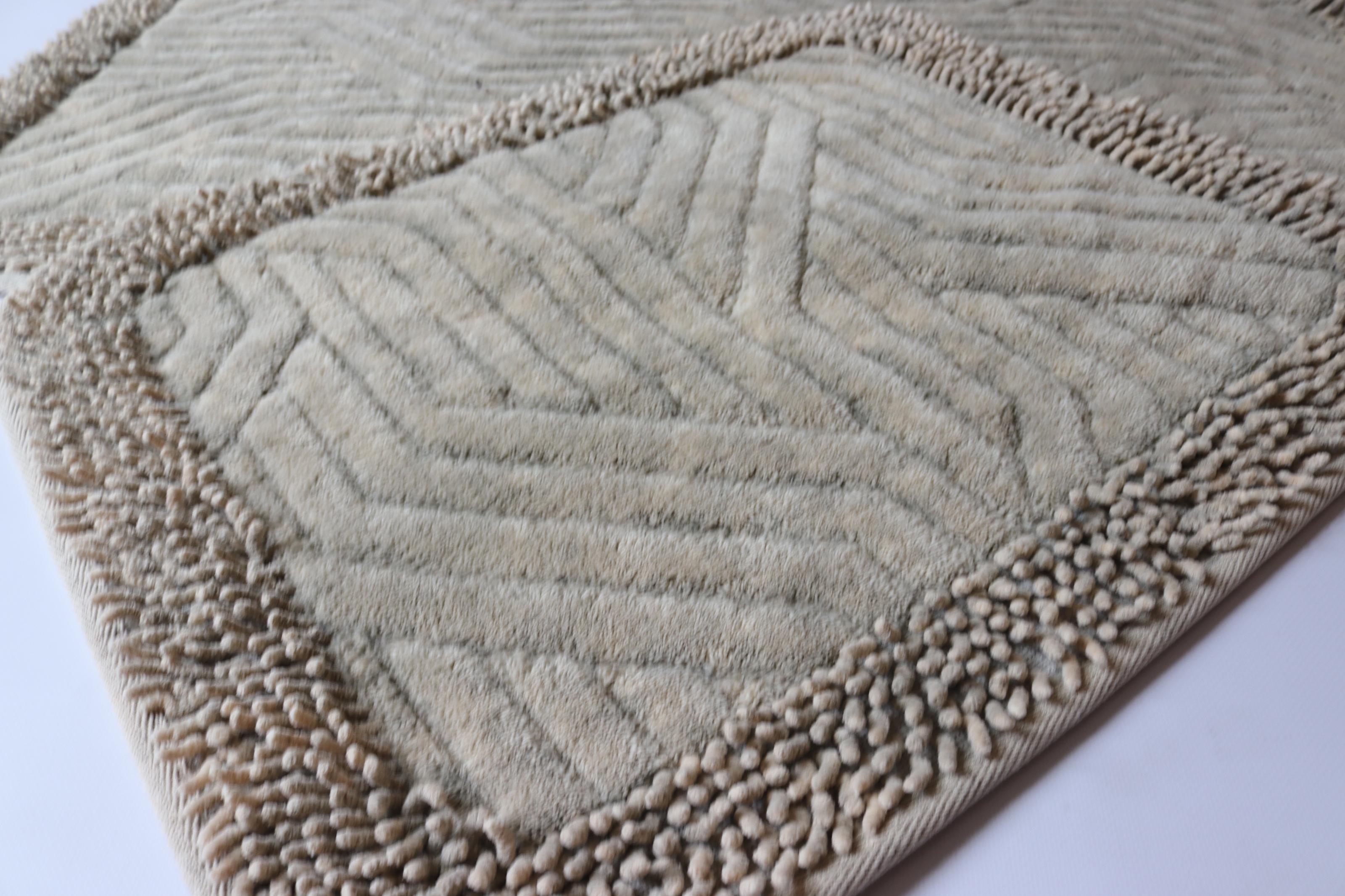 Набор ковриков Tropikhome Shaggy Plain хлопковых для ванной и туалета 60x100/50x60 см Mokko (1903/mokko) - фото 2