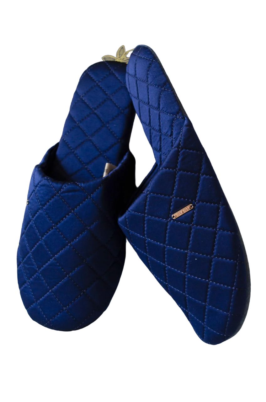 Тапочки женские Silk Kiss 650-100 с натурального шелка р. 38 Синий (cfddef8d)