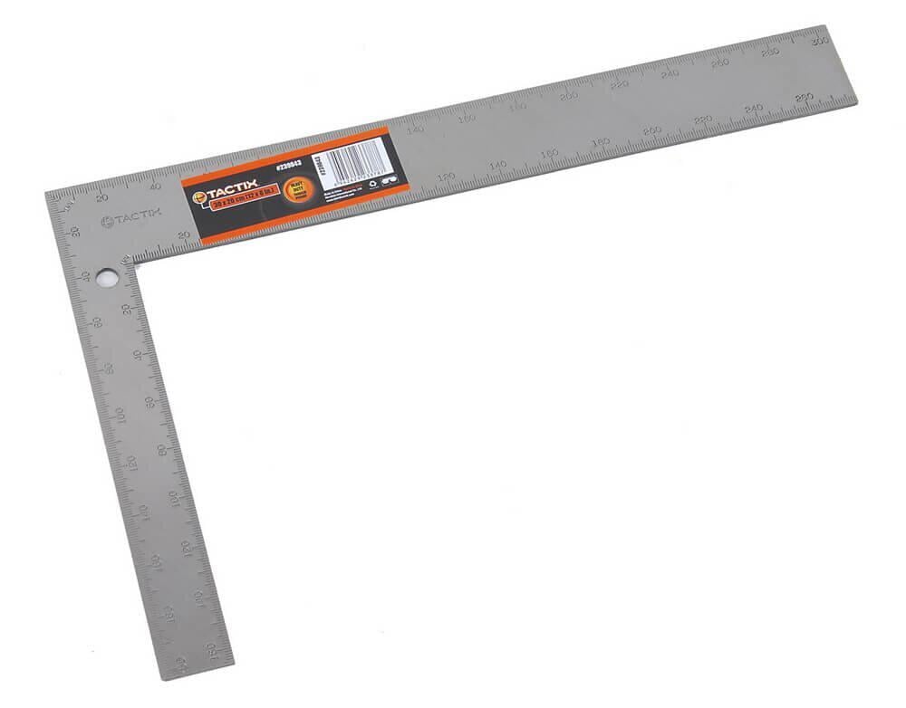 Угольник столярный Tactix закаленная сталь 300x200 мм (INSMTMTUC239043MT0)