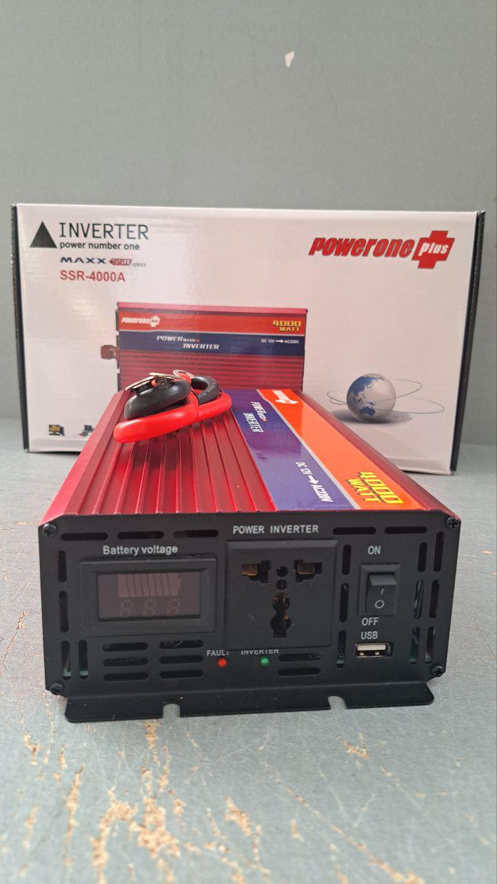 Преобразователь напряжения POWER ONE 12-220V 4000W с плавным пуском - фото 3 Преобразователь напряжения POWER ONE 12-220V 4000W с плавным пуском - фото 3