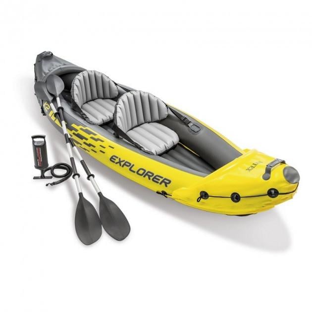 Надувна байдарка Intex 68307 Explorer K2 Kayak 312х91х51 см (51578)
