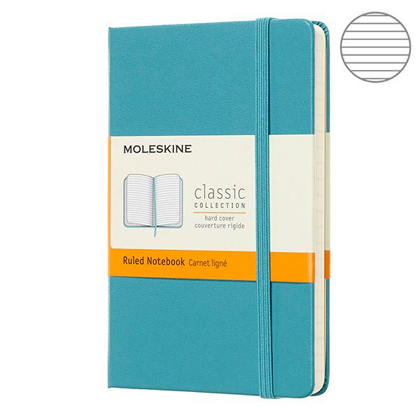 Блокнот Moleskine Classic средний Океанский синий (QP060B35) - фото 2