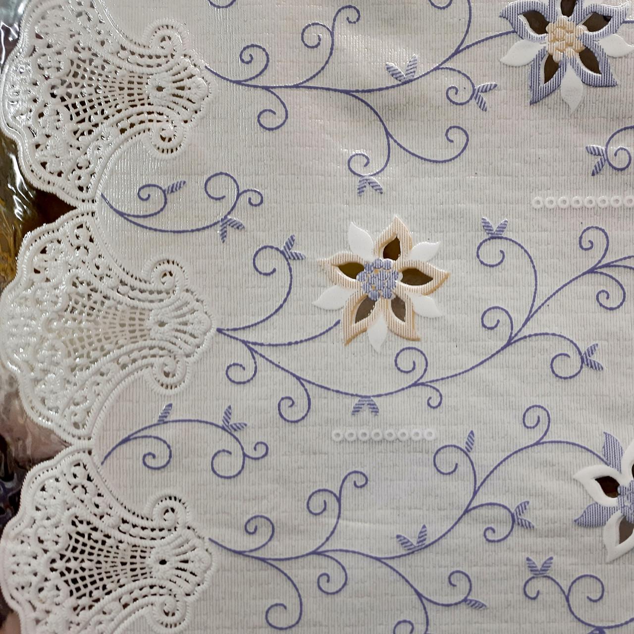 Клеенка кухонная Lace Ажур 1,32 м (037B)