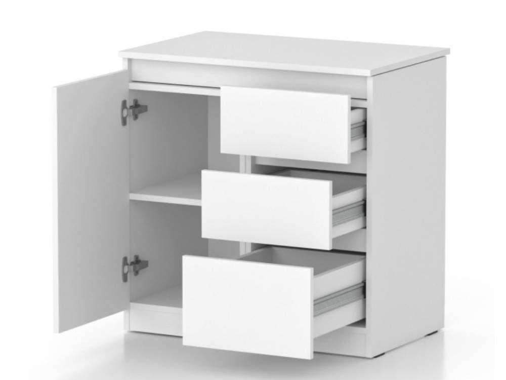 Стіл-комод трансформер Knap Frenzy World 143,2х45х75 см Білий (S202002201) - фото 3