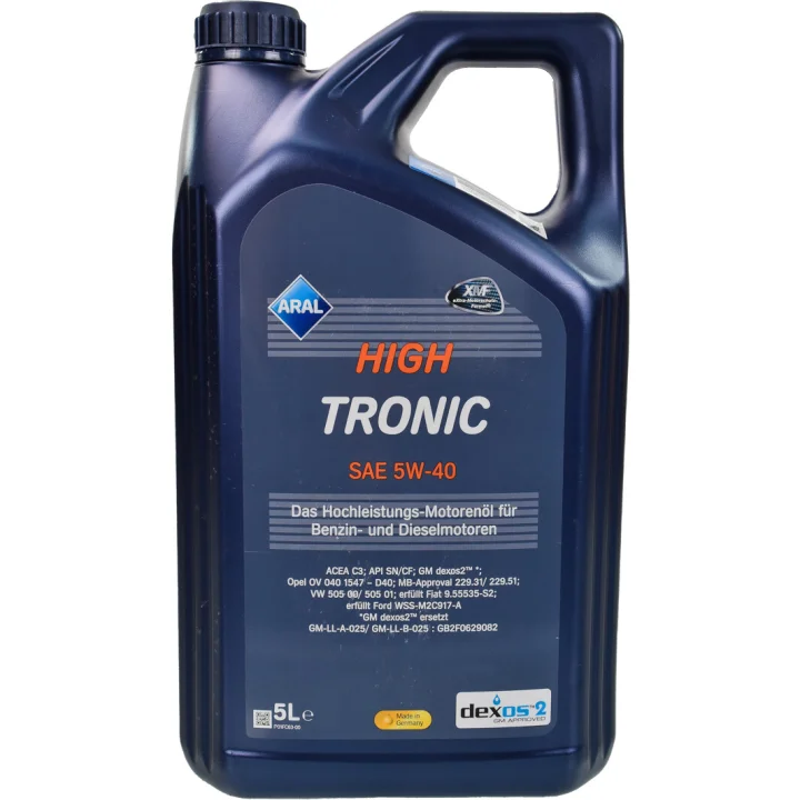 Моторное масло ARAL HighTronic 5W-40 5 л (1529f9)