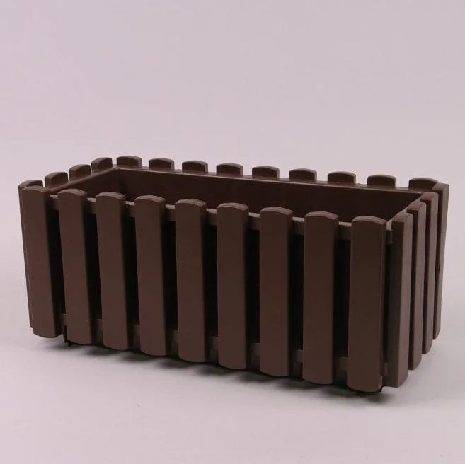Балконный ящик Flora Boardee Fencycase 58 см Коричневый (90164)