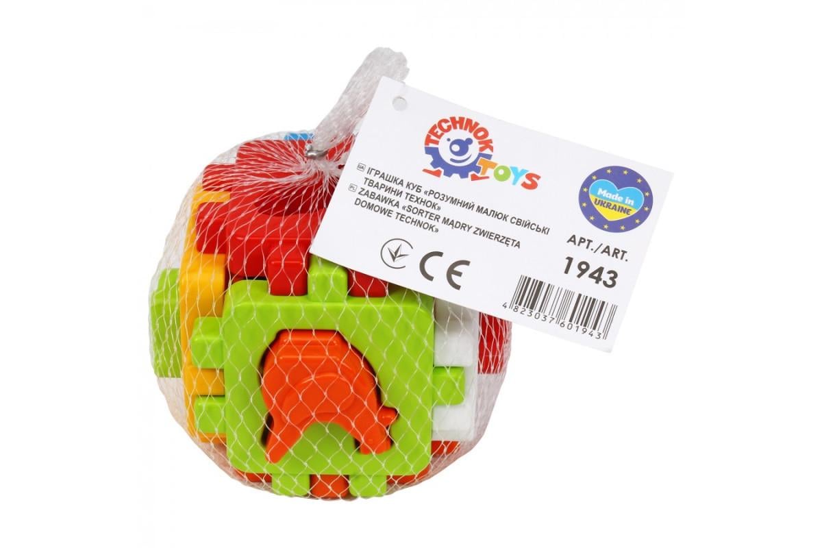 Іграшка куб ТехноК Розумний малюк Свійські тварини ТехноК (1943) - фото 4 Іграшка куб ТехноК Розумний малюк Свійські тварини ТехноК (1943) - фото 4